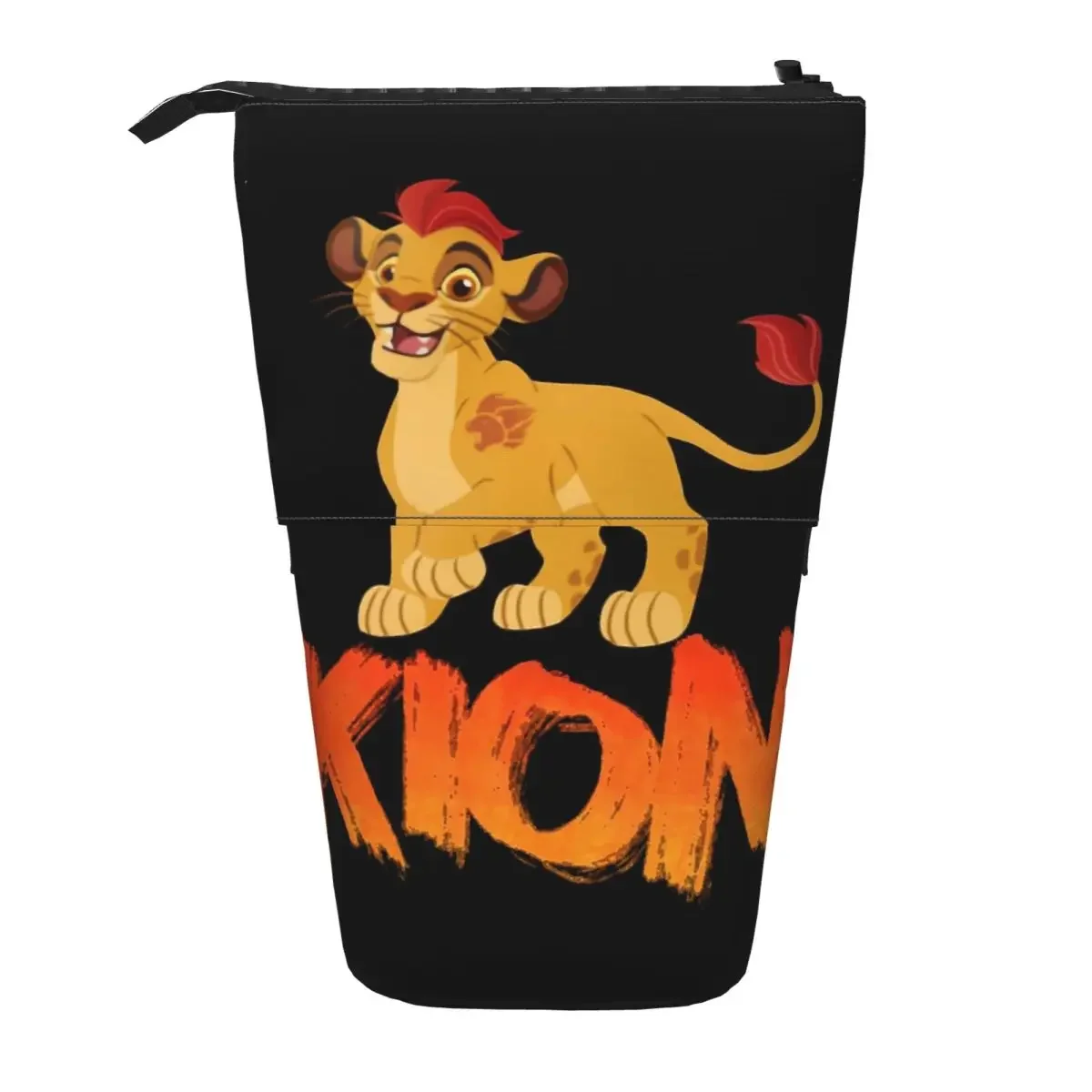 Lion Guard Kion Reversible Pencil Case for Studen School Pen Box Pencil Bag Stationery Supplies Pen Holder Bag