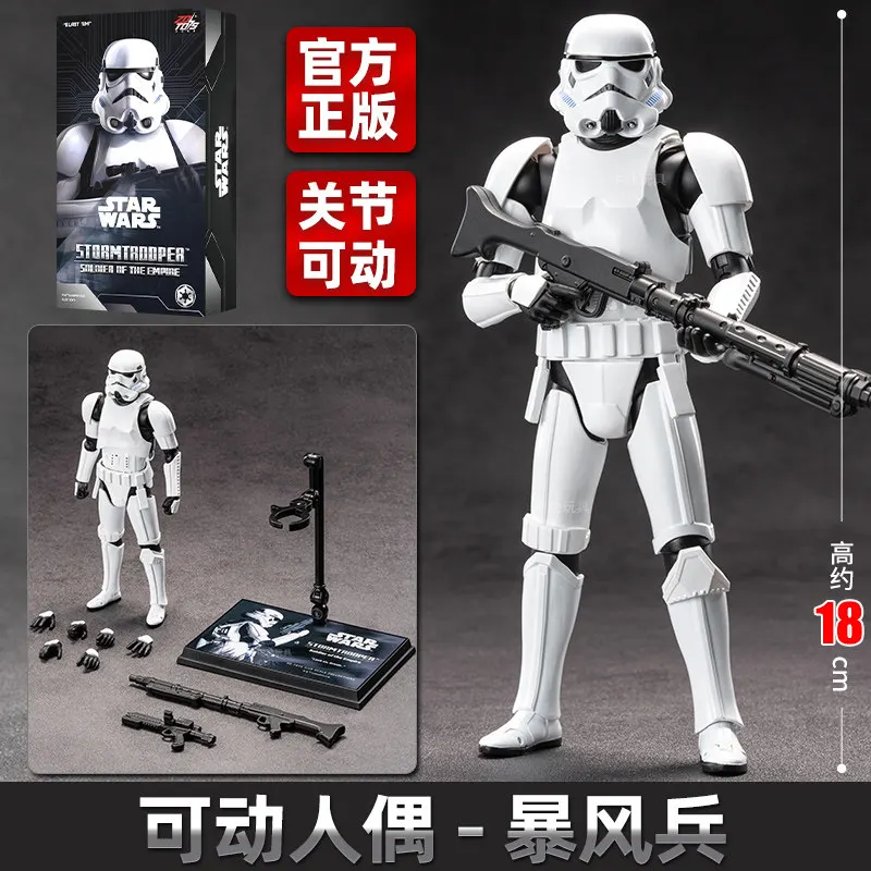 Zd Toys Genuine Star Wars Action Figure Darth Vader Luke Skywalker Collectible Model Lightsaber Toy Gift view 3