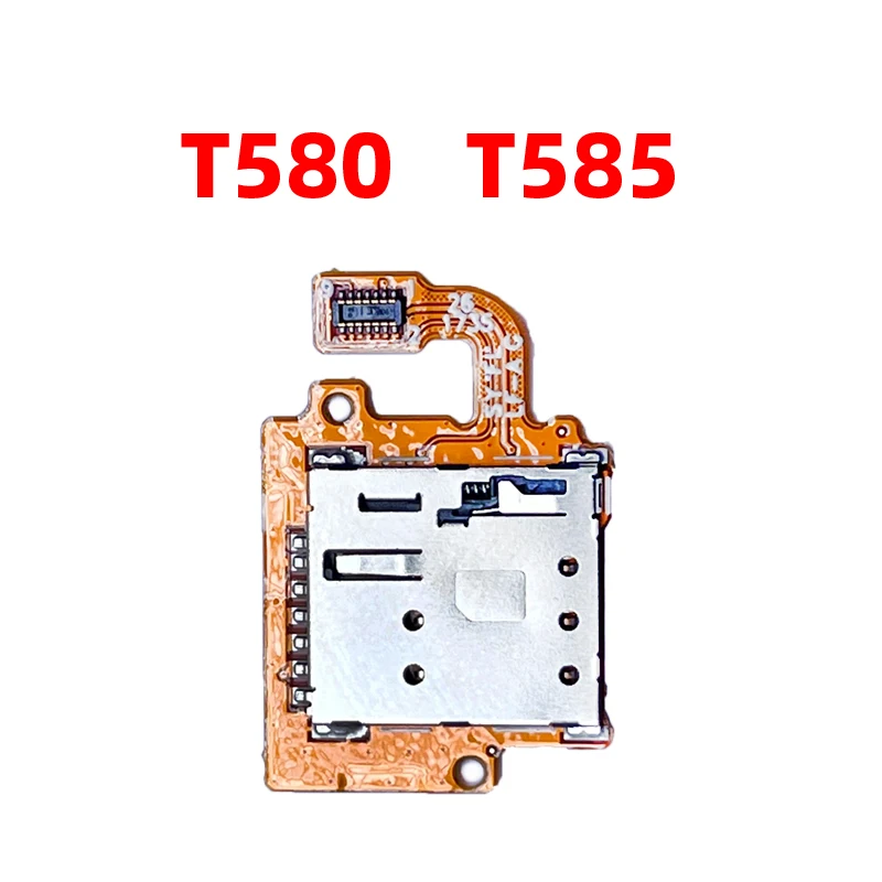 New For Samsung T585 Sim Card reader Slot Holder Socket flex cable for T580 Galaxy Tab A 10.1