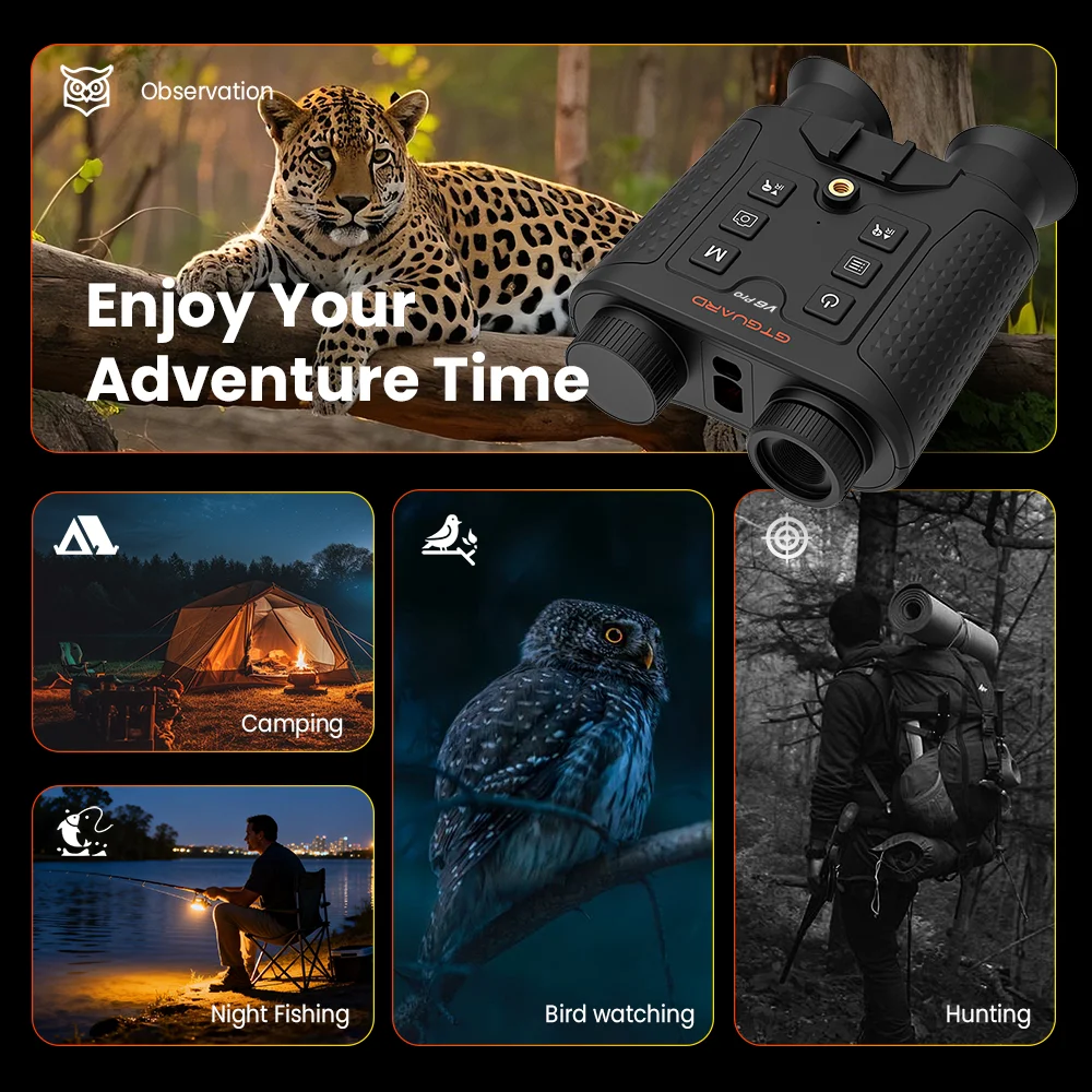 Genuine2026 Newest  V6 Pro Nig - đánh giá và giá Digital Night Vision Binoculars 4K