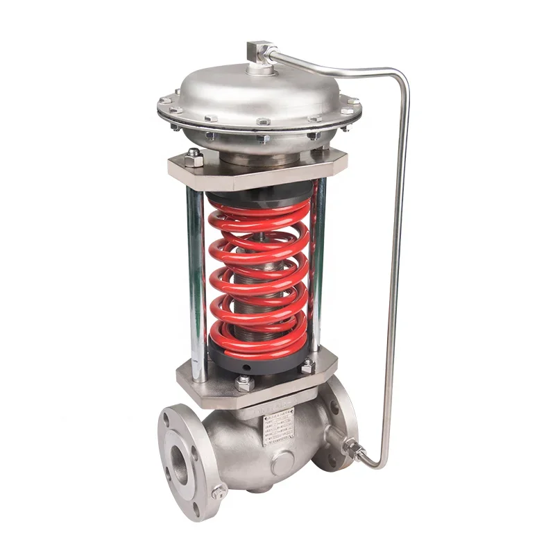 

High pressure gas self-operated control valve