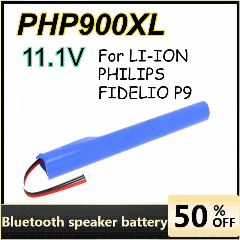 

11.1V 3.4AH 3400mAh Large Capacity for LI-ION PHILIPS FIDELIO P9 Bluetooth Speaker Battery PHP900XL Rechargeable Lithium Battery