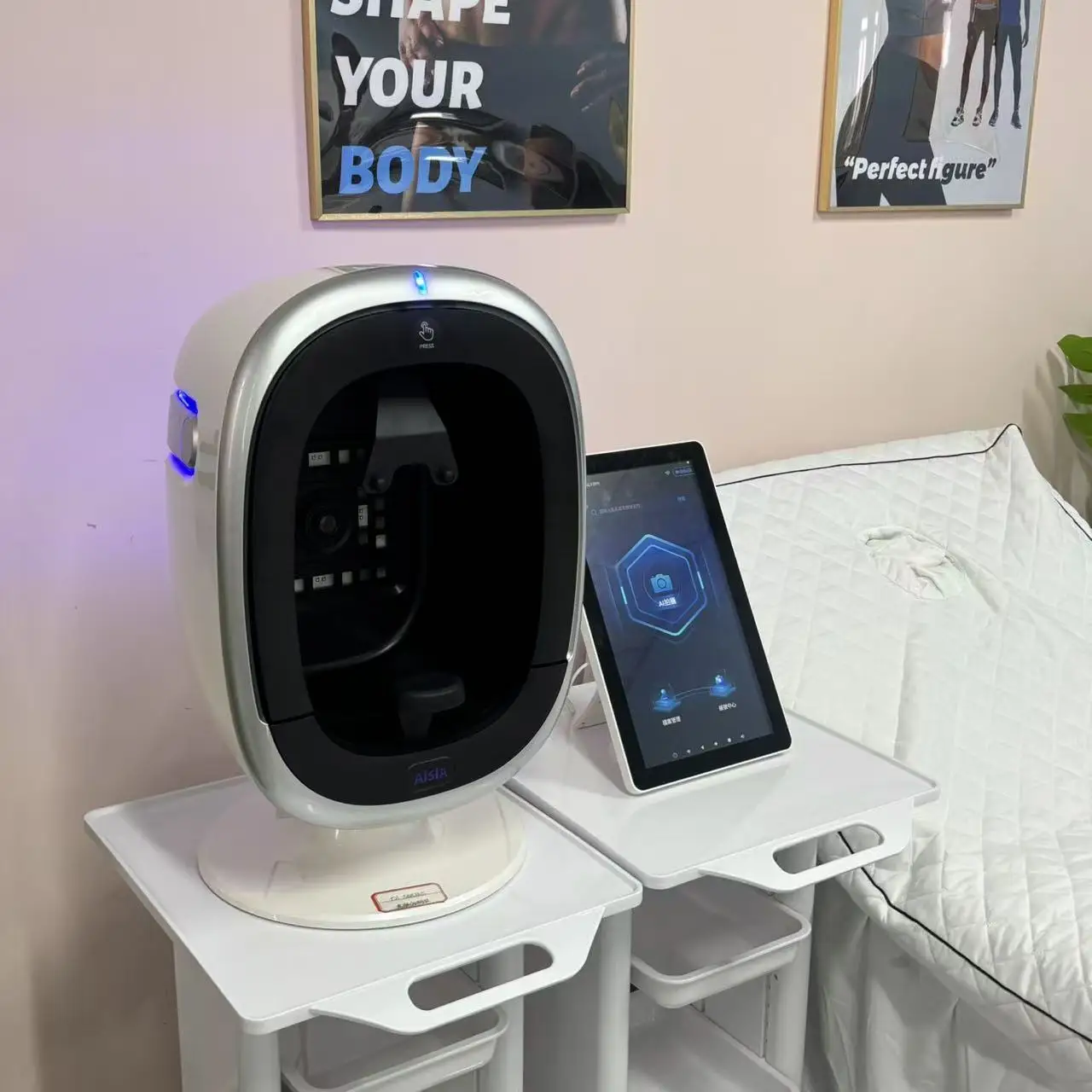 Detector de salud de la piel, análisis Facial profundo de inteligencia 3D, analizador de piel Digital, máquina analizadora de prueba de piel portátil