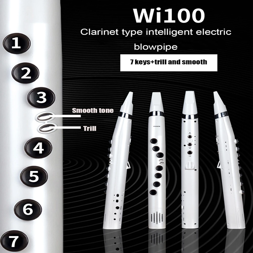 

Electric Blowpipe 7-key Intelligent Electric Wind Instrument is Used to Simulate The Sound of Various Instruments