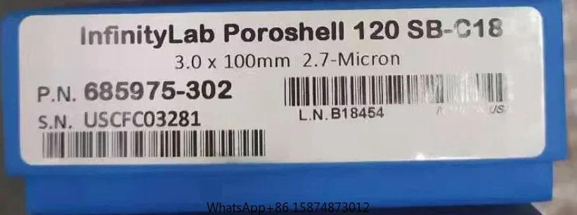 For Agilent 695975-302 InfinityLab Poroshell 120 EC-C18, 3.0 X 100 Mm, 2.7 Μm, Liquid Chromatography Column