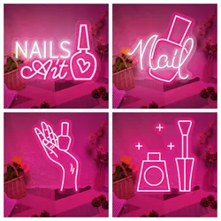 Nails Salon LED Neon Sign Business For beauty Salon Nails Shop Room Decor Neon Lights USB Room Decoration Illuminated Signboard