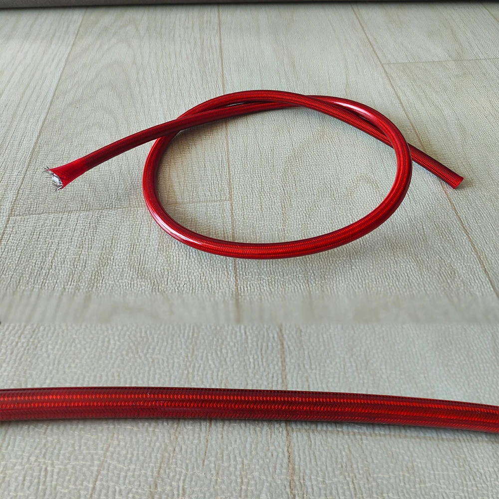 AN3 PTFE Treccia in acciaio inossidabile PU Moto intrecciato Tubo dell'olio Tubo di linea Tubo flessibile del freno idraulico da corsa universale per moto 1M ~ 10M