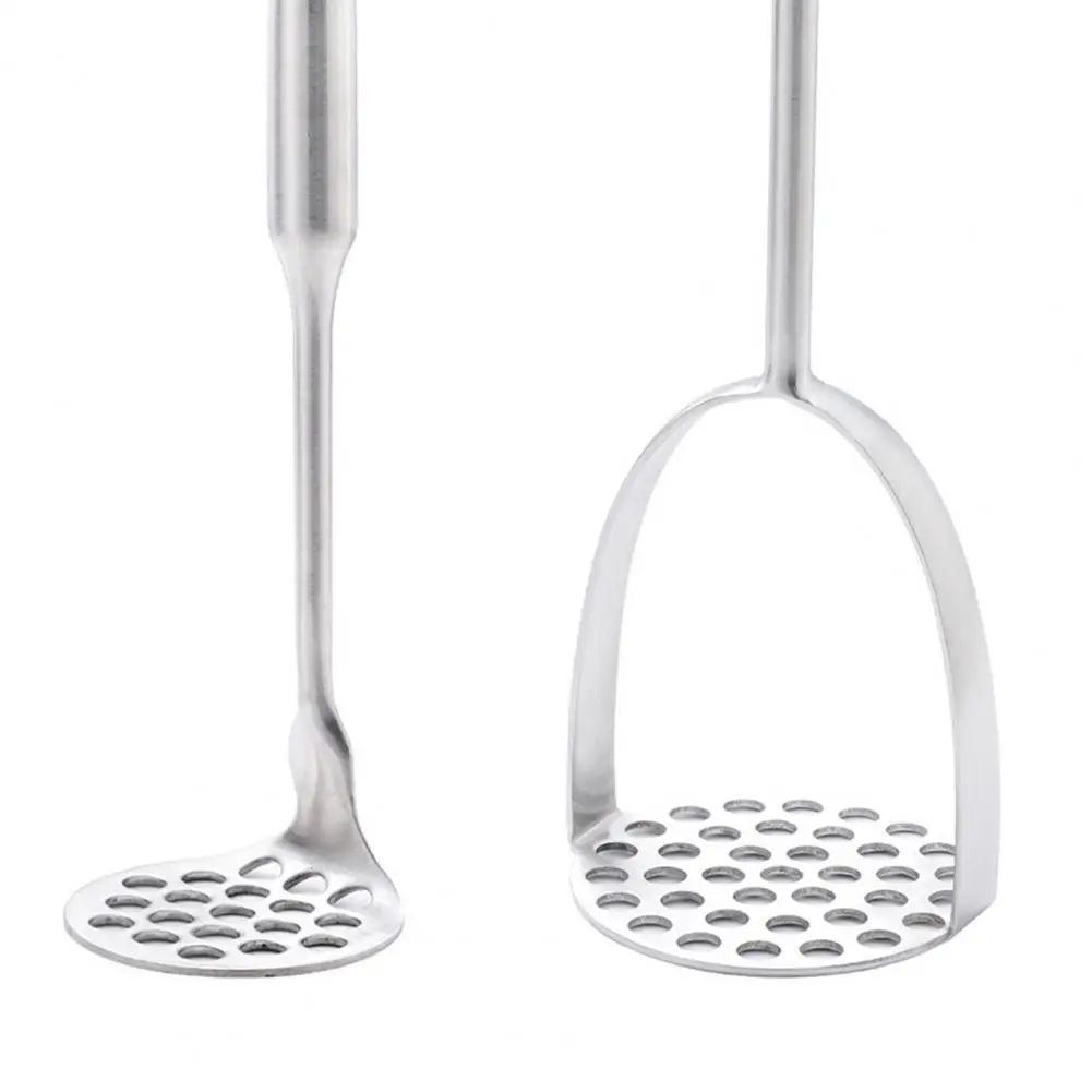 Tomato Masher Kitchen Gadget Heavy Duty Stainless Steel Potato Masher Kitchen Fruit Vegetable Smasher Durable Metal Avocado