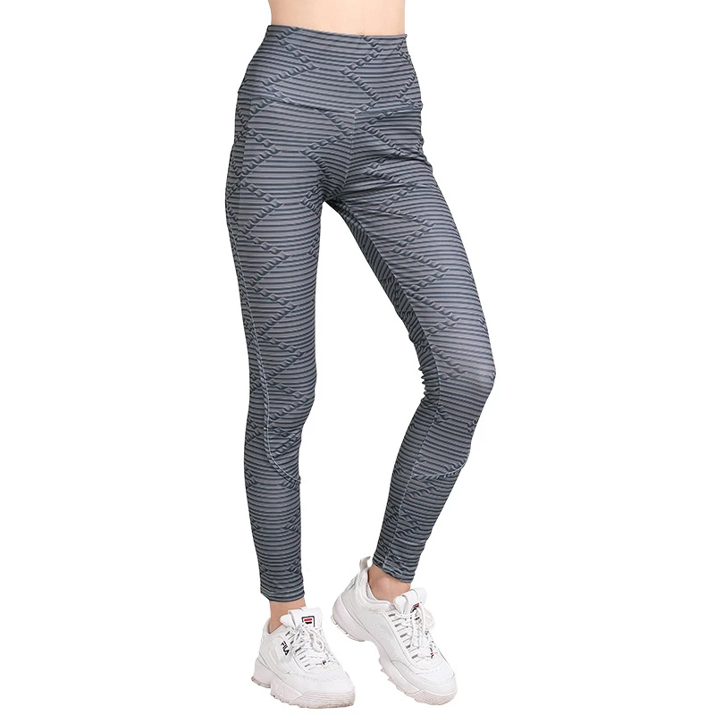 Damskie sportowe spodnie bez szwu odzież damska Push Up odzież Fitness z nadrukiem Leggins Gym Mujer legginsy treningowe damska moda