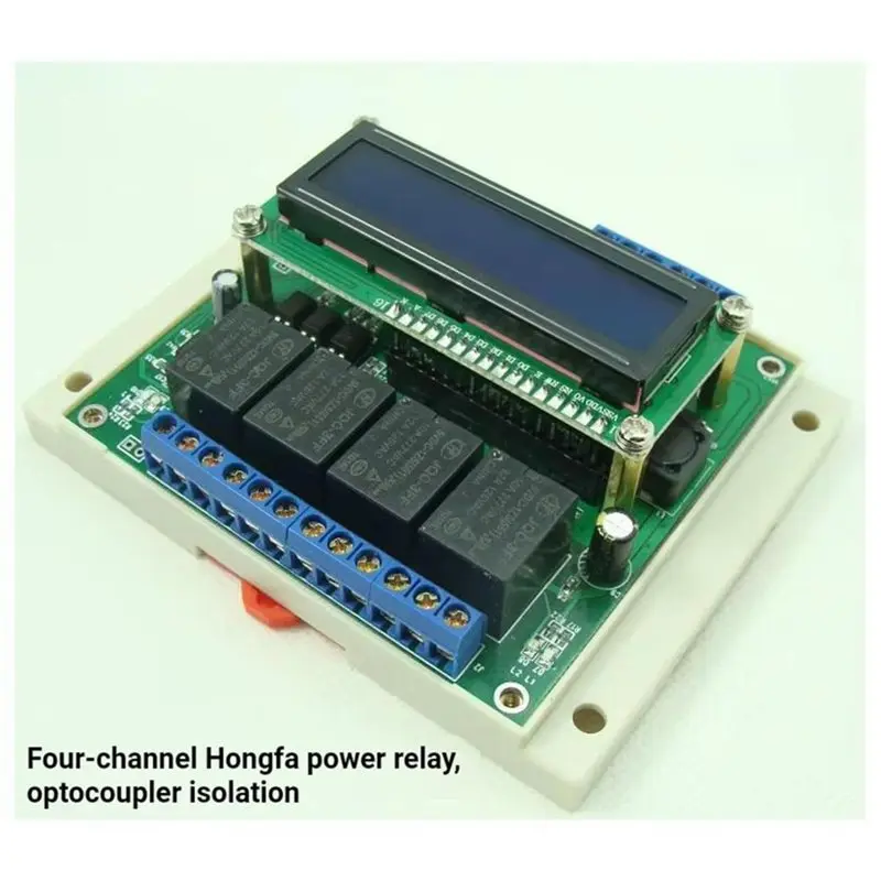 ABMH-PTR4-IND DC6-40V Digital Time Relay Timer Controller Delay Switch Module Independent Timing Cycle