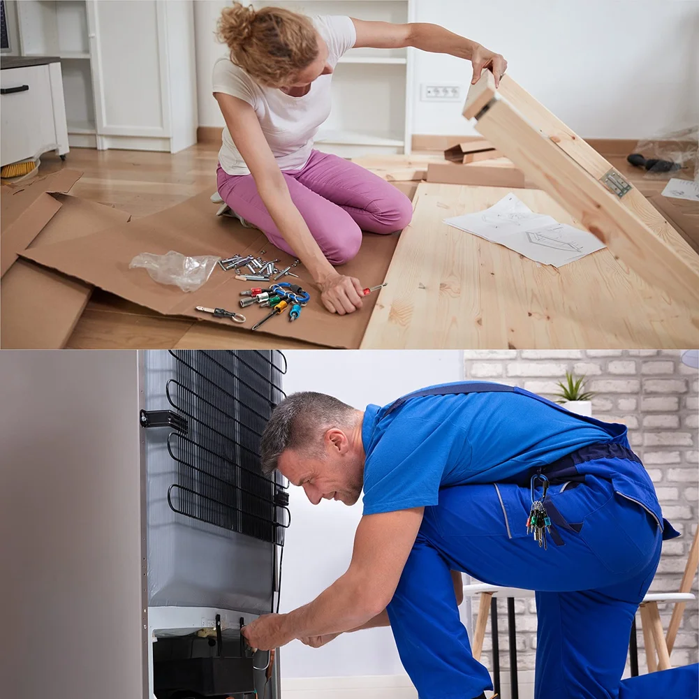 

【Рекомендуем】Брелок-держатель для бит, легкосъемный и быстросменный держатель для бит, держатель для отверток, 2 комплекта из 6 шт., держатель для сверл 1/4