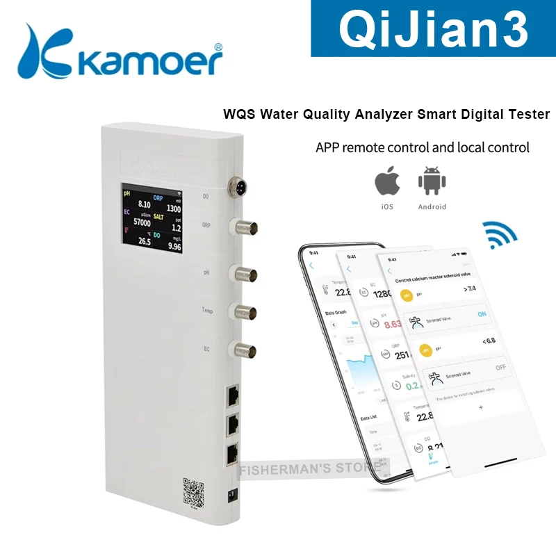 Kamoer QiJian3 WQS Water Quality Analyzer Smart Digital Tester Kit