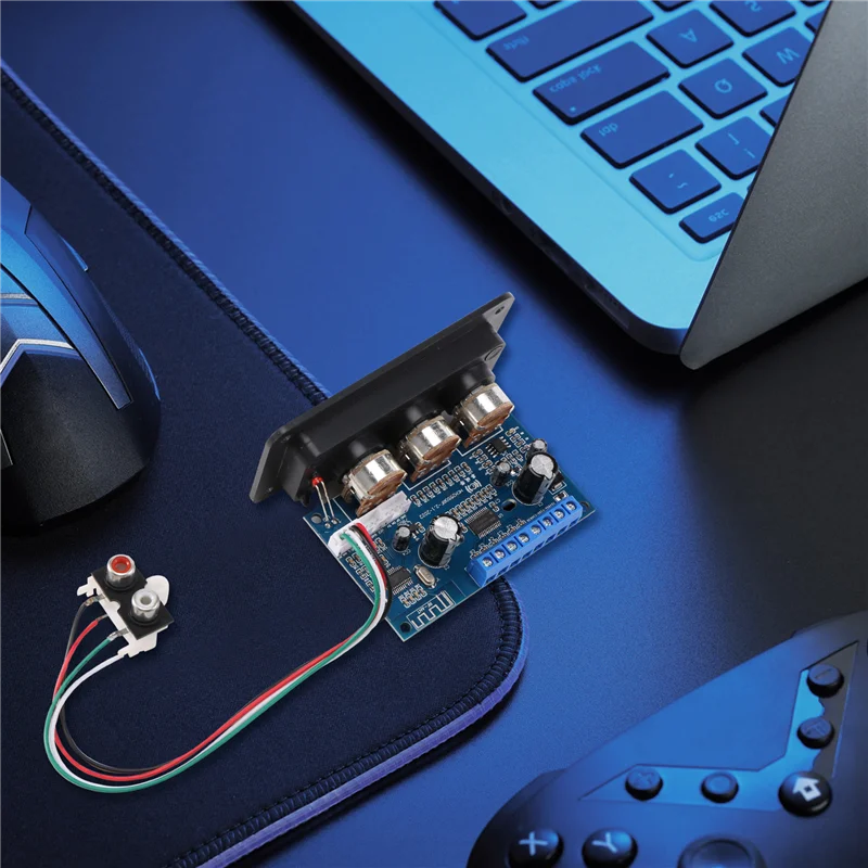 -ABGY 2.1 قناة مكبر كهربائي رقمي مجلس + AUX كابل الصوت 2X25 واط + 50 واط BT5.0 مضخم الصوت فئة D مكبر للصوت مجلس DC12-20V