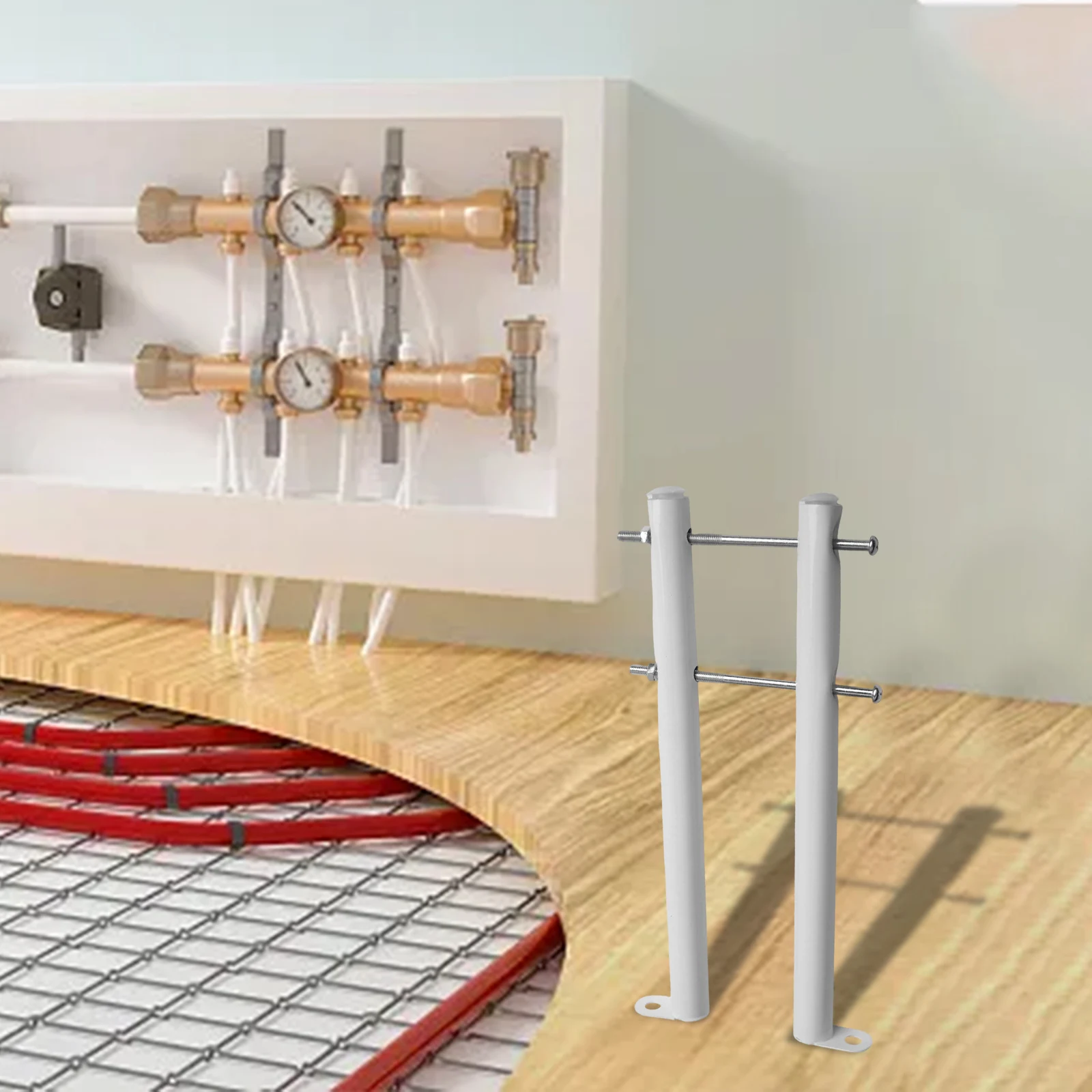 المبرد الطابق قوس الصلب دعم الحاملة قوية الحديد الزهر المبرد القدم التدفئة فتحات التبريد أنظمة HVAC أجزاء