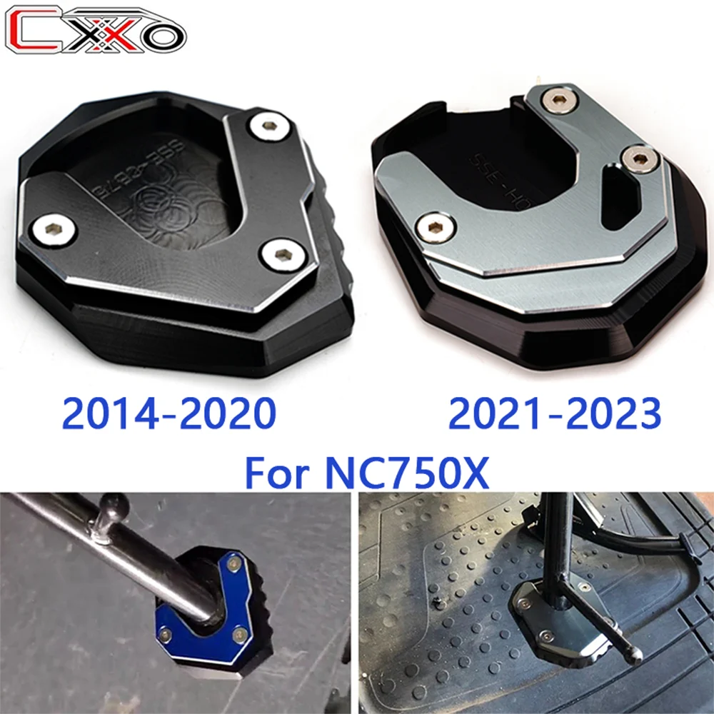 For Honda nc750x NC 750X 2014-2020 Or nx750 x 2021-2023 Motorcycle CNC Aluminum Side Stand Enlarge Extension