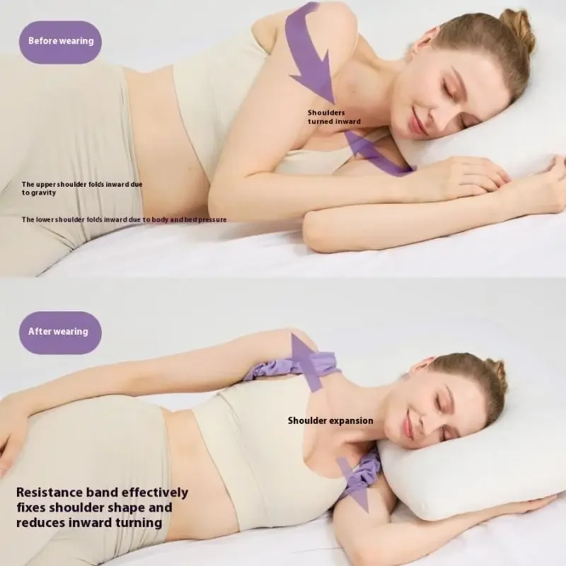 

Регулируемый пояс для коррекции осанки спины и плеч, пояс для поддержки ключицы и позвоночника, пояс для коррекции осанки во время сна