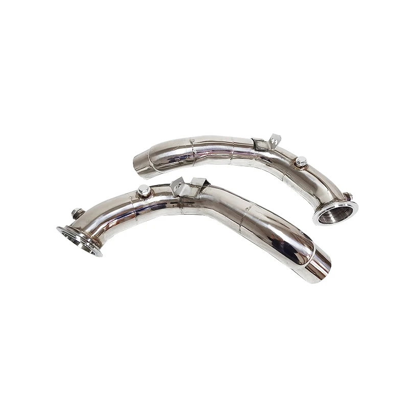 

For M5 & M6 F10 F12 F13 M5 M6 Catless Downpipes Decat 3.15"