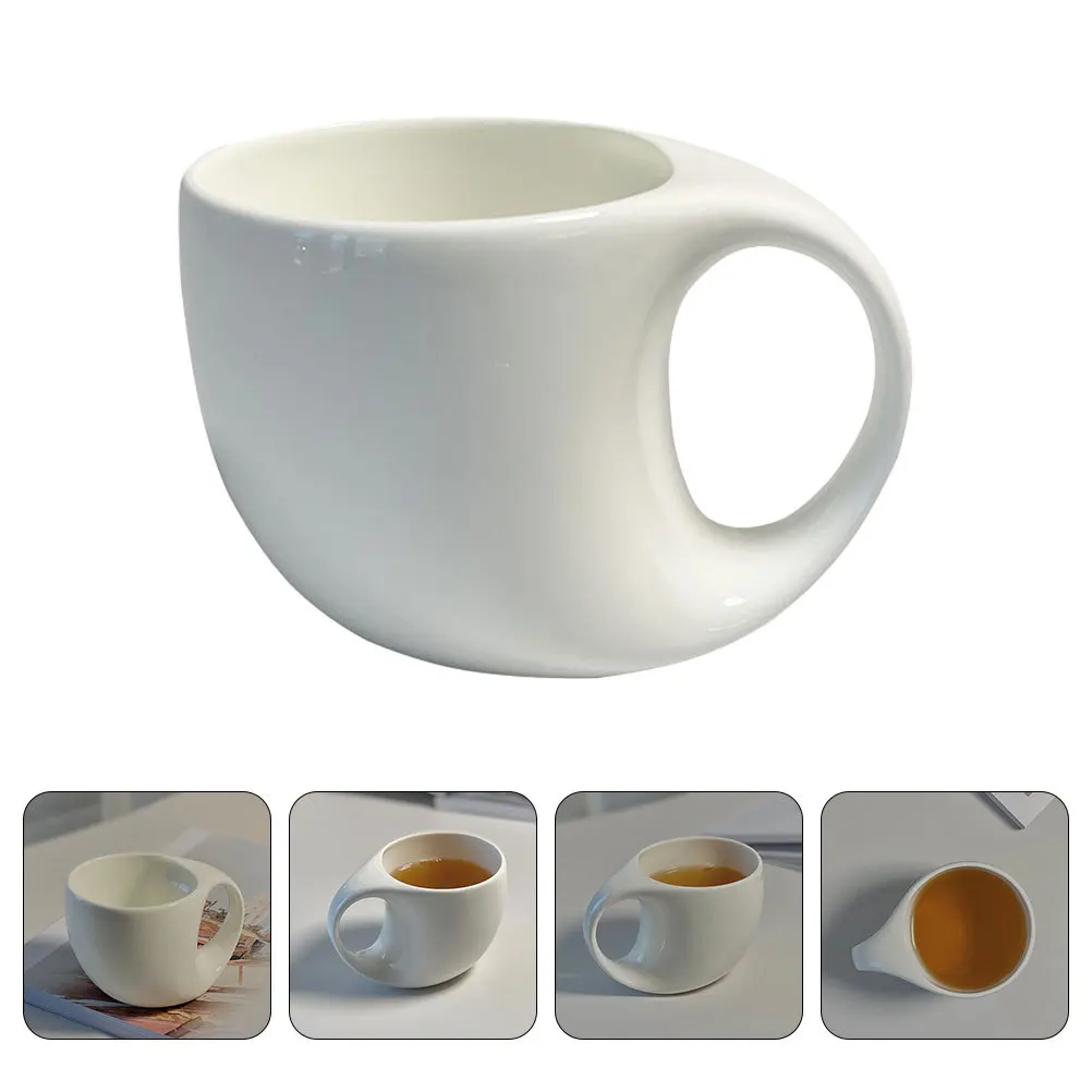 

Decorative Ceramic Water Mug Exquisite Craftsmanship Easy Style Multi-Function Cup for Tea Milk Drink