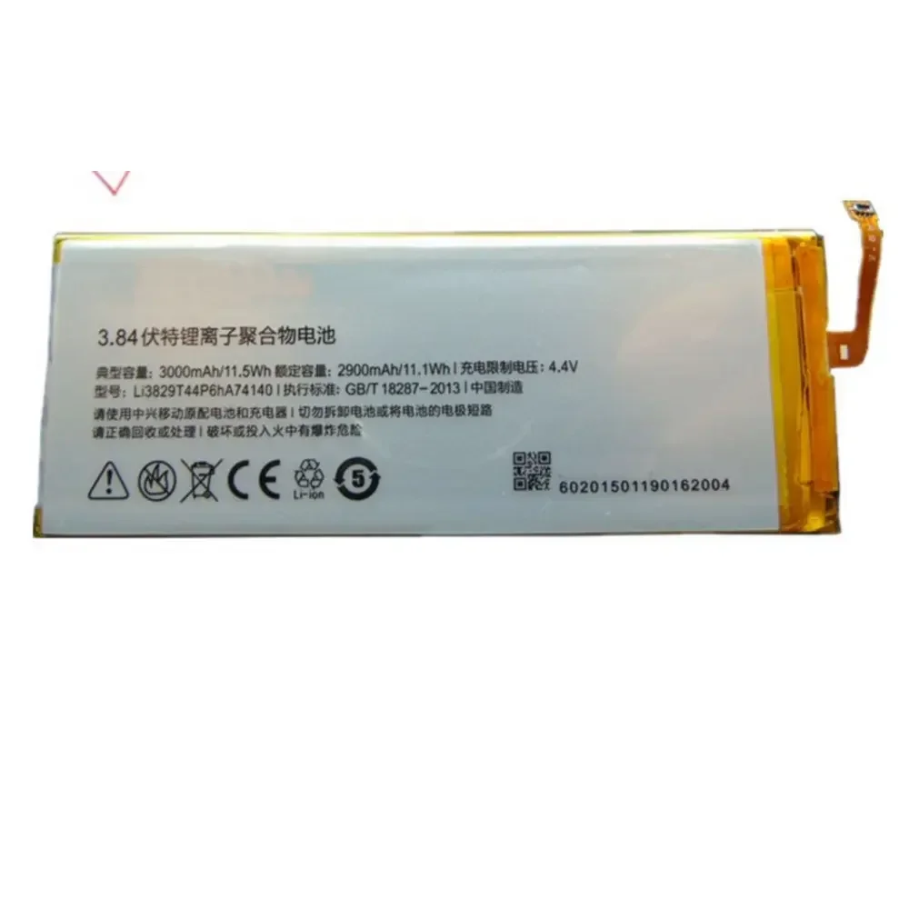 size Replacement Battery Li3829T44P6hA74140 For ZTE Nubia Z9 Mini NX510j NX511J Battery 3000mAh