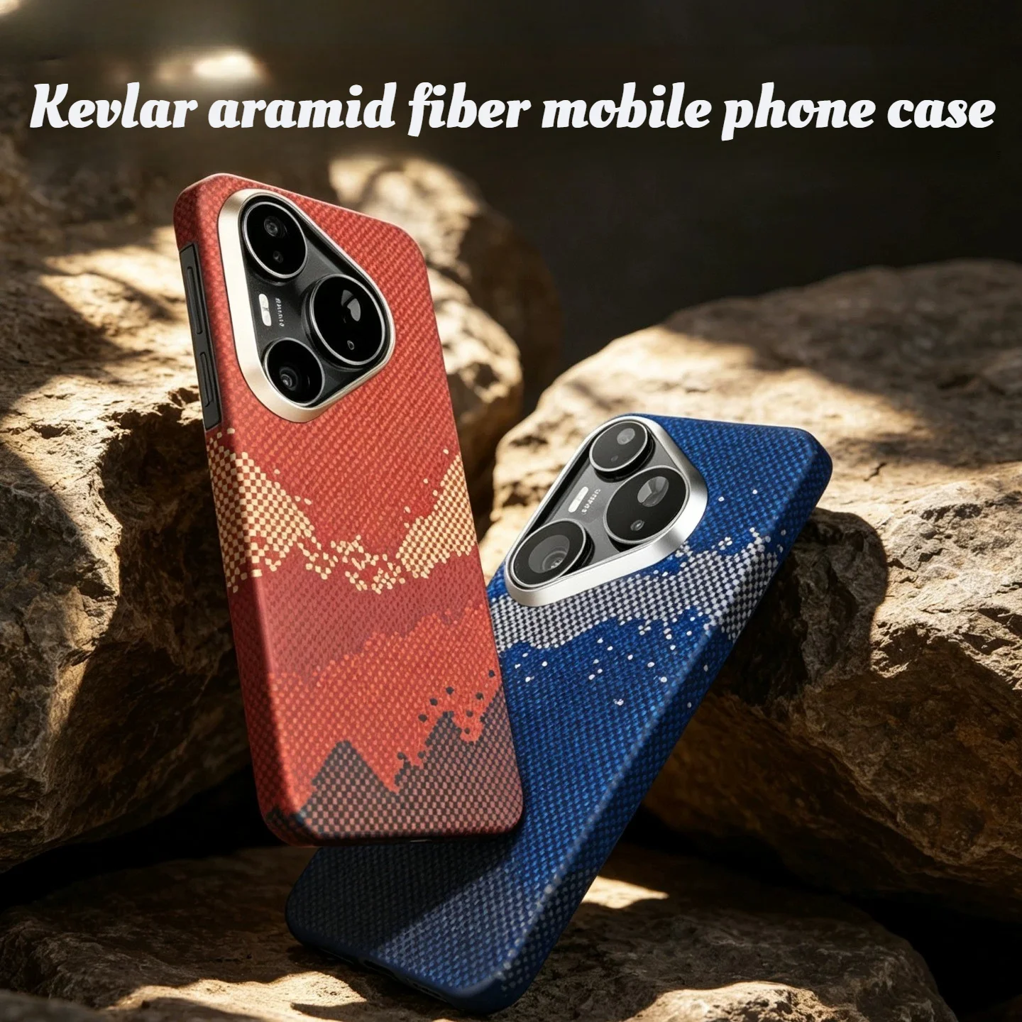 

Business Real Aramid Fiber Kevlar Case For Huawei Pura 90 Pro Max For MagSafe Charge Bare-metal Feel Ultra-thin Anti-Drop Cover