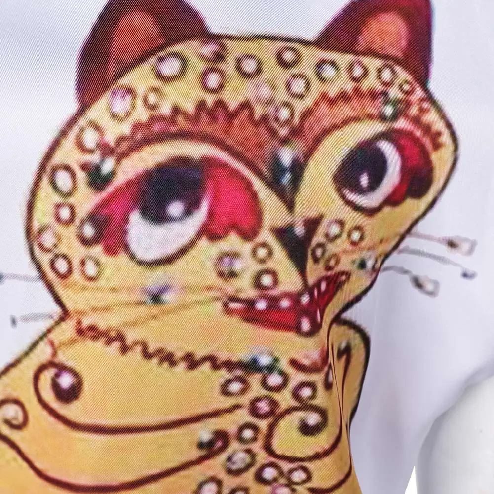 Anni Cosplay Costume Agnetha Girl Disguise Anni-Frid Agnetha Cat Dress Movie 70s Women Costume Vintage Dress T-shirt Outfits