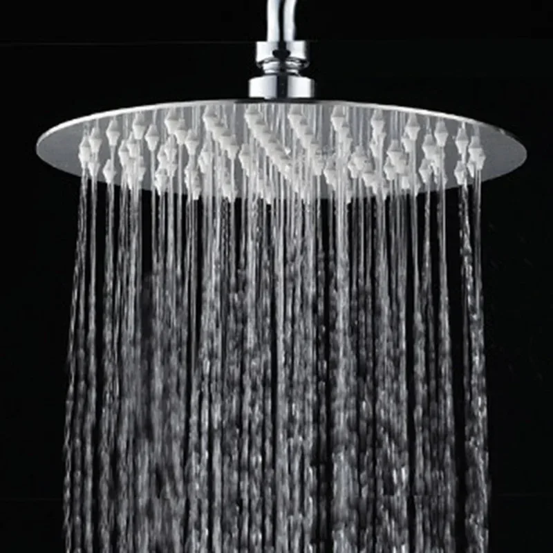 

10/8/6 Inch High Quality Stainless Steel Ultra-Thin Waterfall Shower Heads Rainfall Shower Head Rain Square/Round Top Sprayer