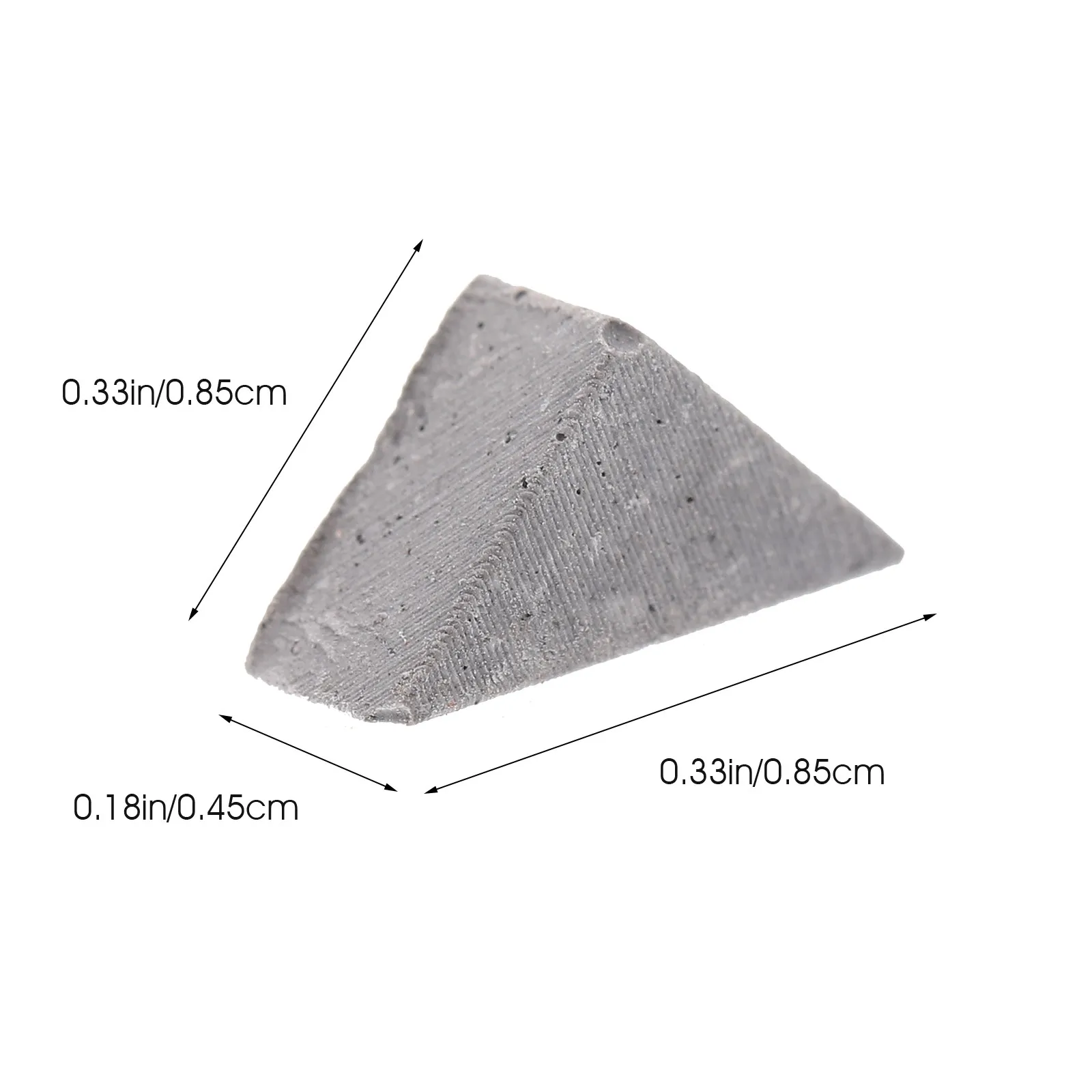 200Pcs Miniature Triangle Bricks Faux Wall Bricks for Sand Table Architecture Display Landscape Decor Kids Hands- view 3