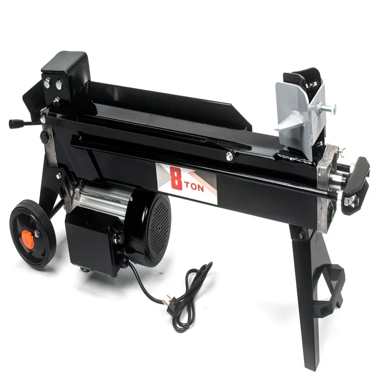 Electric wood splitter WP-8D small household single and double hand operation wood splitter 2200W cross knife head wood splitter