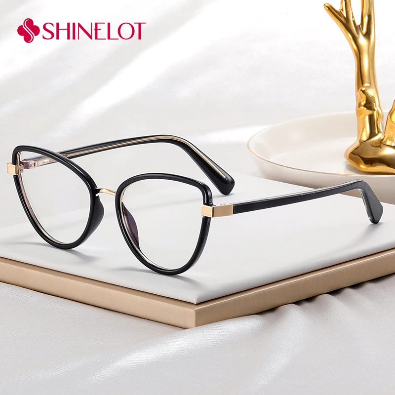 

97740 Retro Style Women Eyeglasses Prescription Frame Eye Radiation Protection Glasse Youth Style Transatlantic Party Eyewear