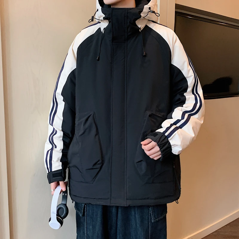 Piumino da uomo per sport all'aria aperta, tempo libero, di alta qualità, invernale, per esterni, a prova di freddo, caldo, confortevole, alla moda e neutro