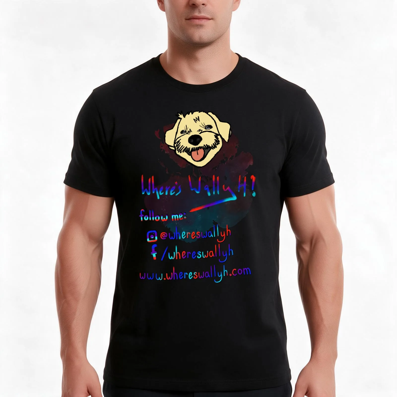 Where to find Where's Wally H! T-Shirt, Summer Casual Cotton Tee, Oversized Streetwear Tops, Vintage Graphic Print, 100% Cotton