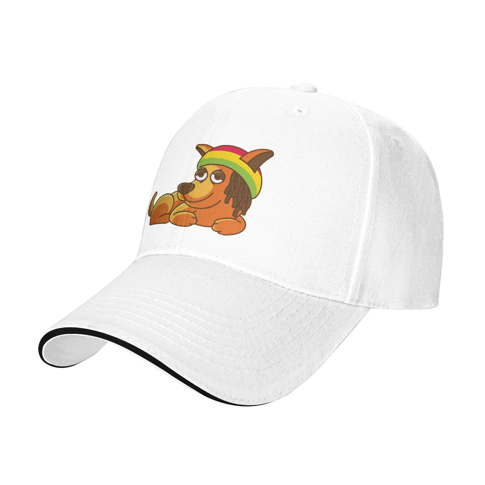 Rasta dog with dreadlocks Gift For Children Men Women A Baseball Cap Hat