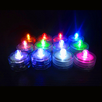 1pc Waterproof Submersible Mini LED Underwater  Lights  LED Aquarium Light Fish Tank Decoration Light Home Decoration Night Lamp