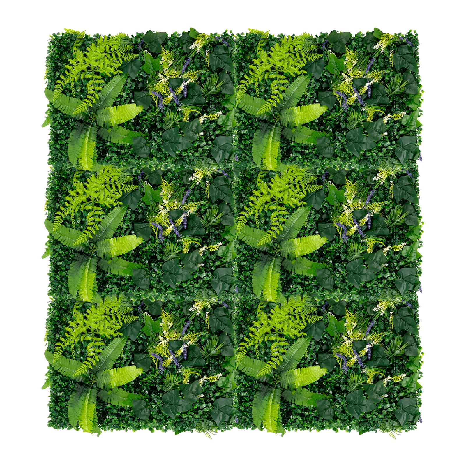6 Stück 40*60cm Künstliche Grünwand Künstlicher Gras-Hintergrund Grüne Wände für Innen- und Außendekoration von Fenstern – Detail 10