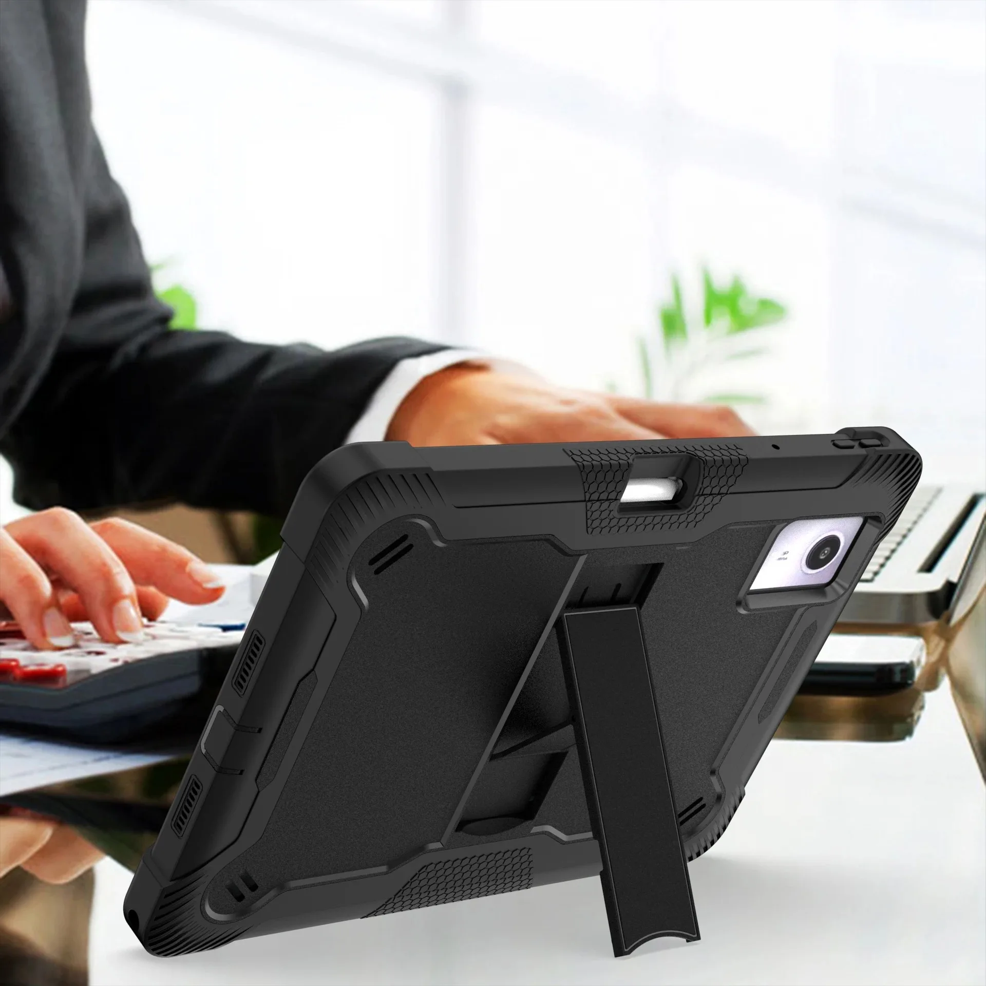 Funda para Tablet Lenovo Tab Idea de 11 Pulgadas 2025 TB335FC TB336FU con Soporte para Lápiz, Antigolpes, Resistente y Protectora