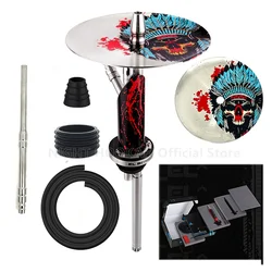 Stainless Hookah Set Shisha Narguile Cachimbas Sheesha Chicha Nargile Stem El Bomber Igla Aztec Hookah