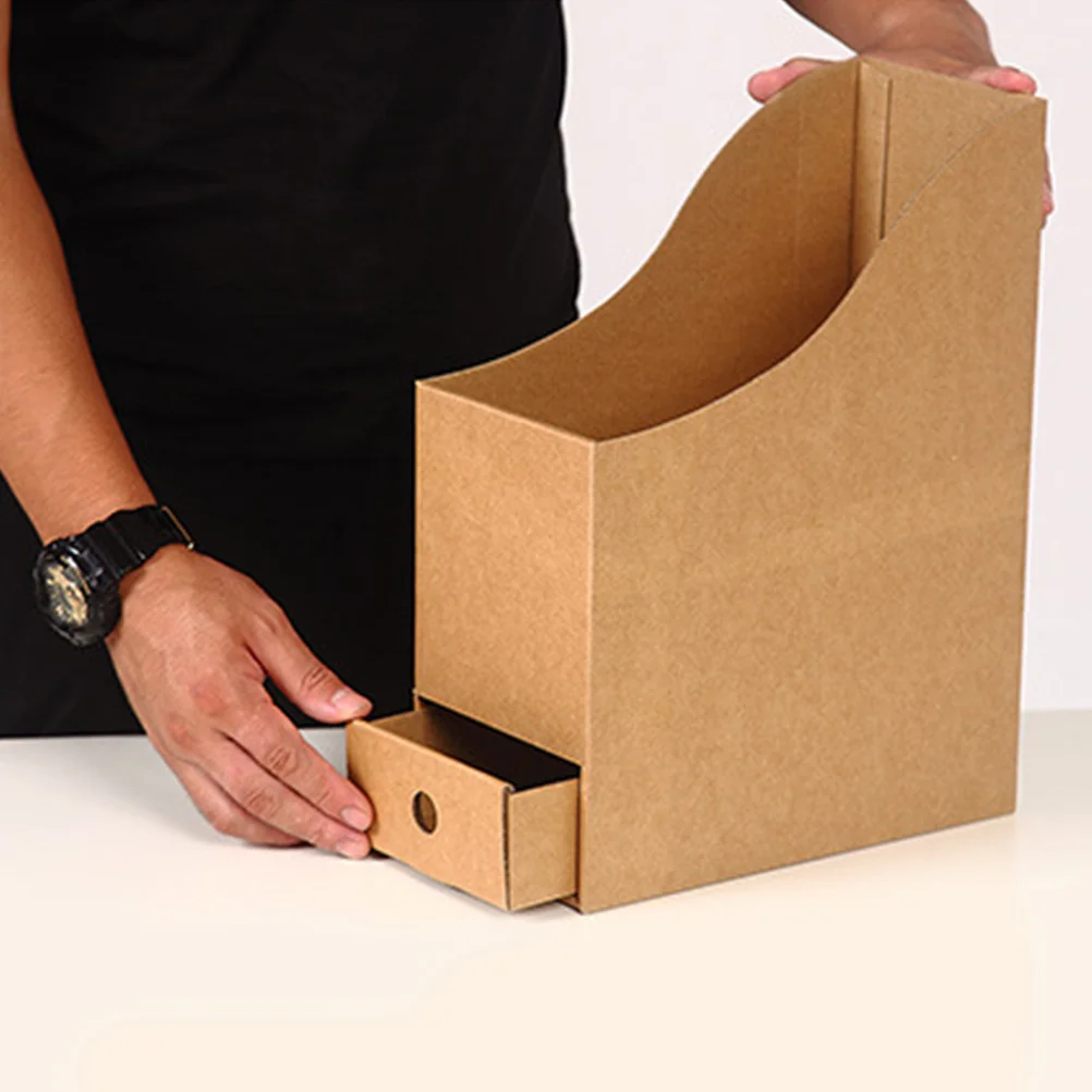 2 قطعة منظم الملفات رف سطح المكتب وثيقة تخزين الرف الملفات الورقية حامل الكتب مجلة منظم الملفات مكتب المنزل عنبر #5