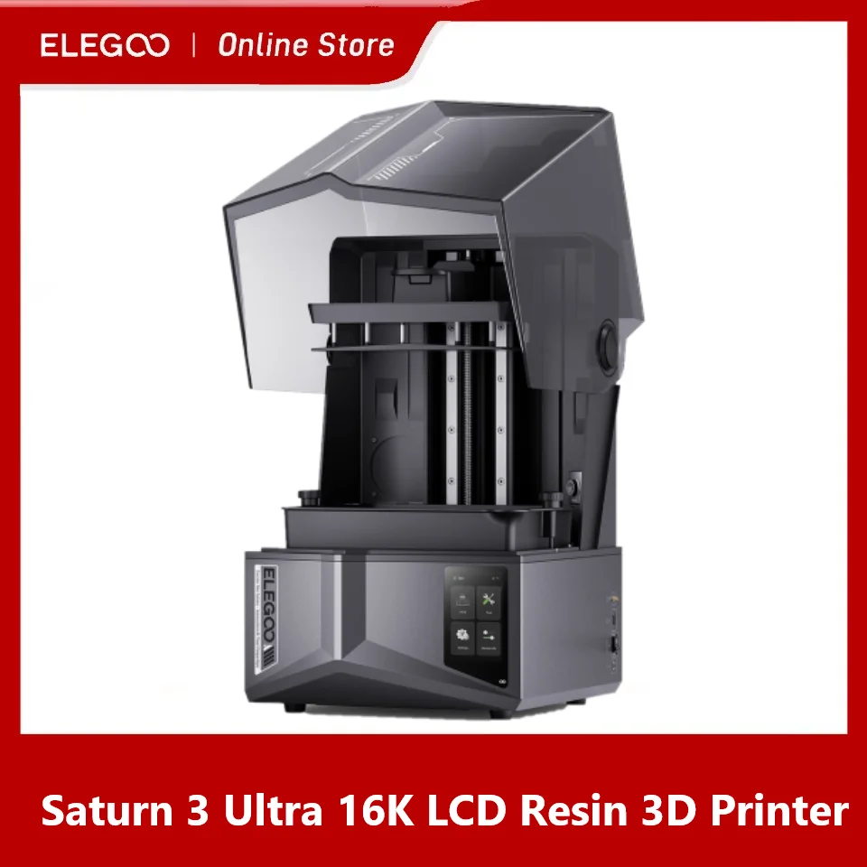 ELEGOO SATURN 4 ULTRA 16K Resina Impressão de Impressora 3D Envio do Brasil Tamanho 212x118x220mm
