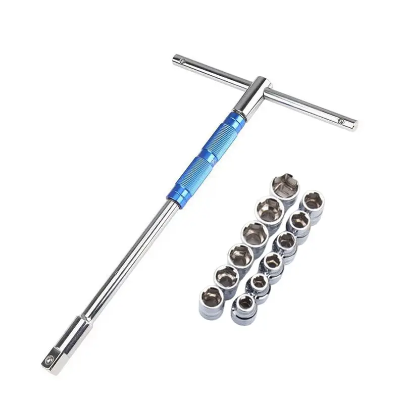 b97a-t-type-socket-wrench-labor-saving-t-t-interchangeable-head-multi-functional-set-with-12pcs-sockets