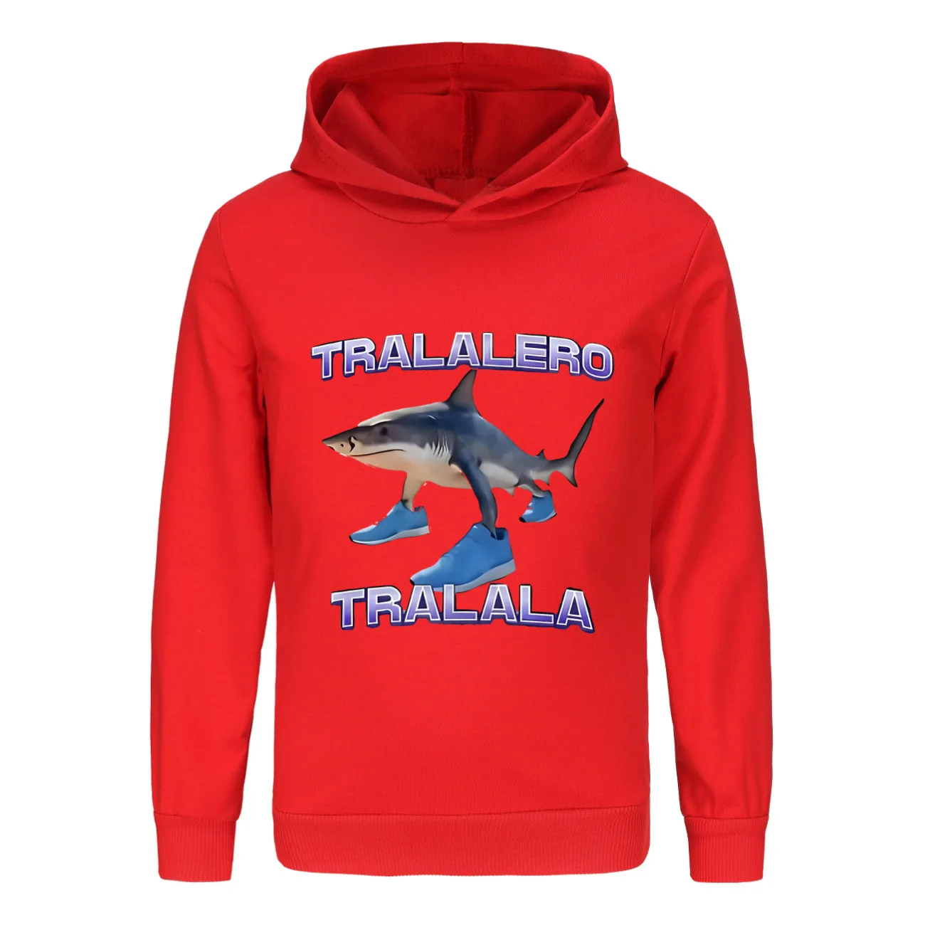 تونغ تونغ تونغ الصحور هوديي الاطفال مضحك AI القرش Tralalero Tralala الملابس صغار الفتيان طويلة الأكمام بلوزات الفتيات معاطف غير رسمية