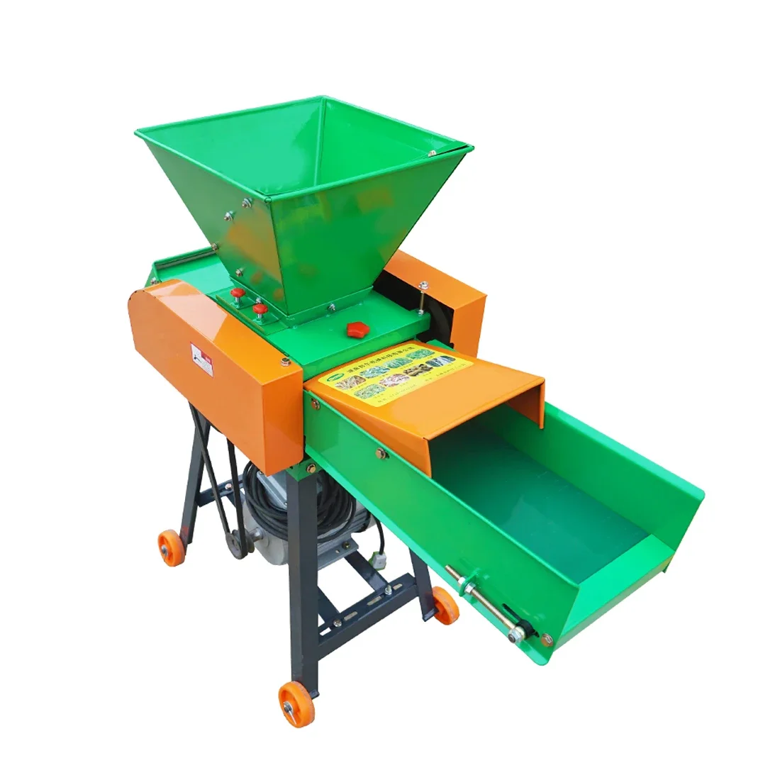 Household breeding small guillotine grass cutter grass crusher pellet machine breeding straw crusher feed grass crusher