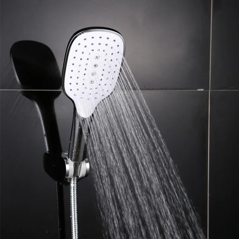 Luxury 3 Setting High Pressure Handheld Shower Head set with 1.5m Hose Adjustable Angle Bracket