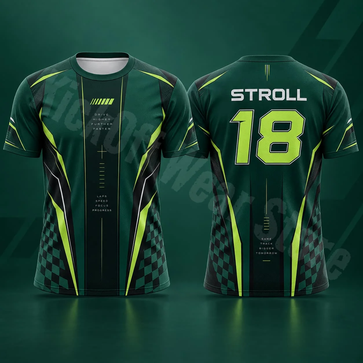 Stroll 18 Men's T Shirt Summer Racing Style Graphic Tee Casual Streetwear Motorsport Fan Shirt Unisex Men Women Daily Clothing