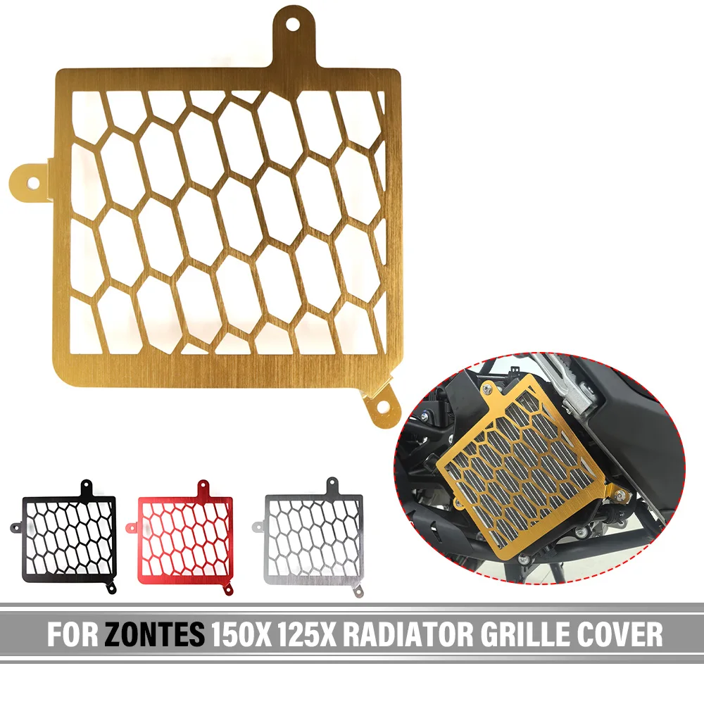 FOR ZONTES 150X 125X Radiator Grille Cover Guard Protection Motorcycle Parts Water Tank Protection Radiator Grille Cover Guard