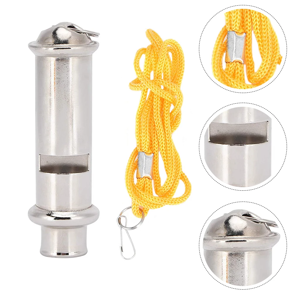 3pcs Pigeon Training Stainless Steel Bird Whistle Durable Outdoor Survival Whistle Portable Pet Training Accessory