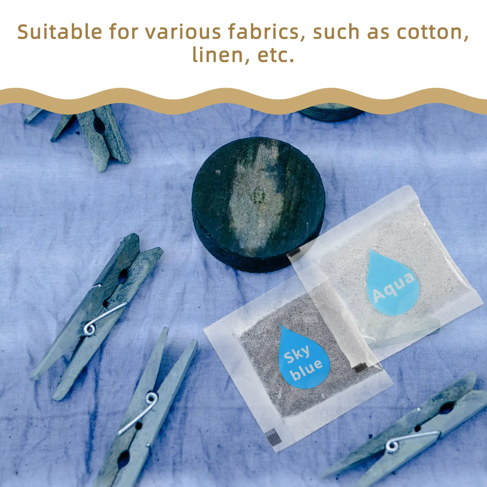 10Pcs Handmade Tie Dye Powder for Textiles Cotton Silk Linen Creative Color Blending Dye Kit Fun Family Entertainment Craft view 2