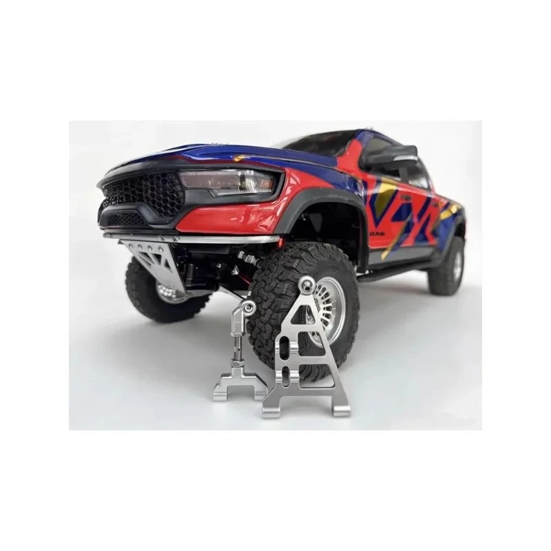 

Комплект для модернизации металлической подвески и рулевого управления для радиоуправляемого краулера KM Dodge RAM 1500 в масштабе 1/8: верхние/нижние рычаги, поворотные кулаки