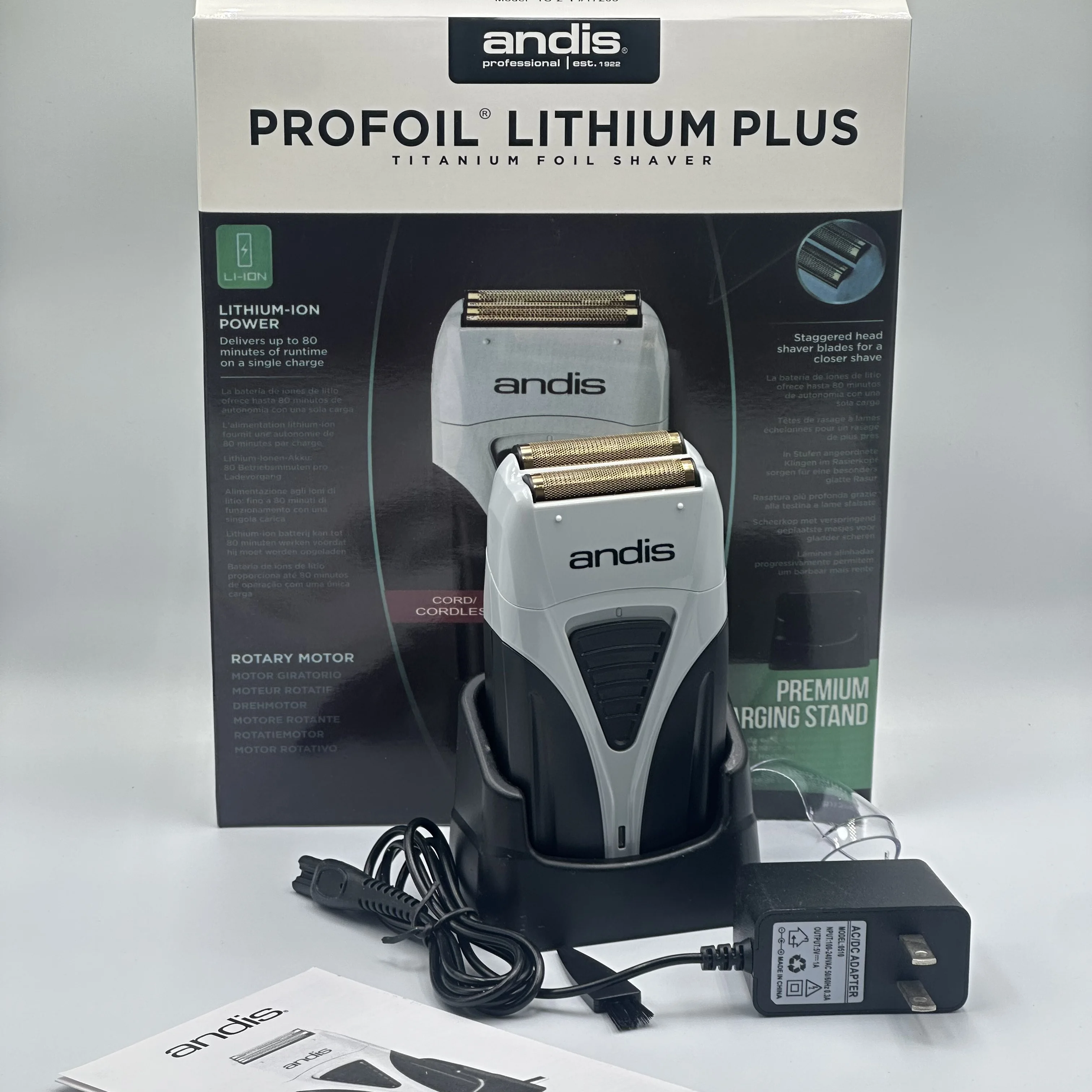 Оригинальная машинка для бритья волос Andis Profoil Lithium Plus 17200