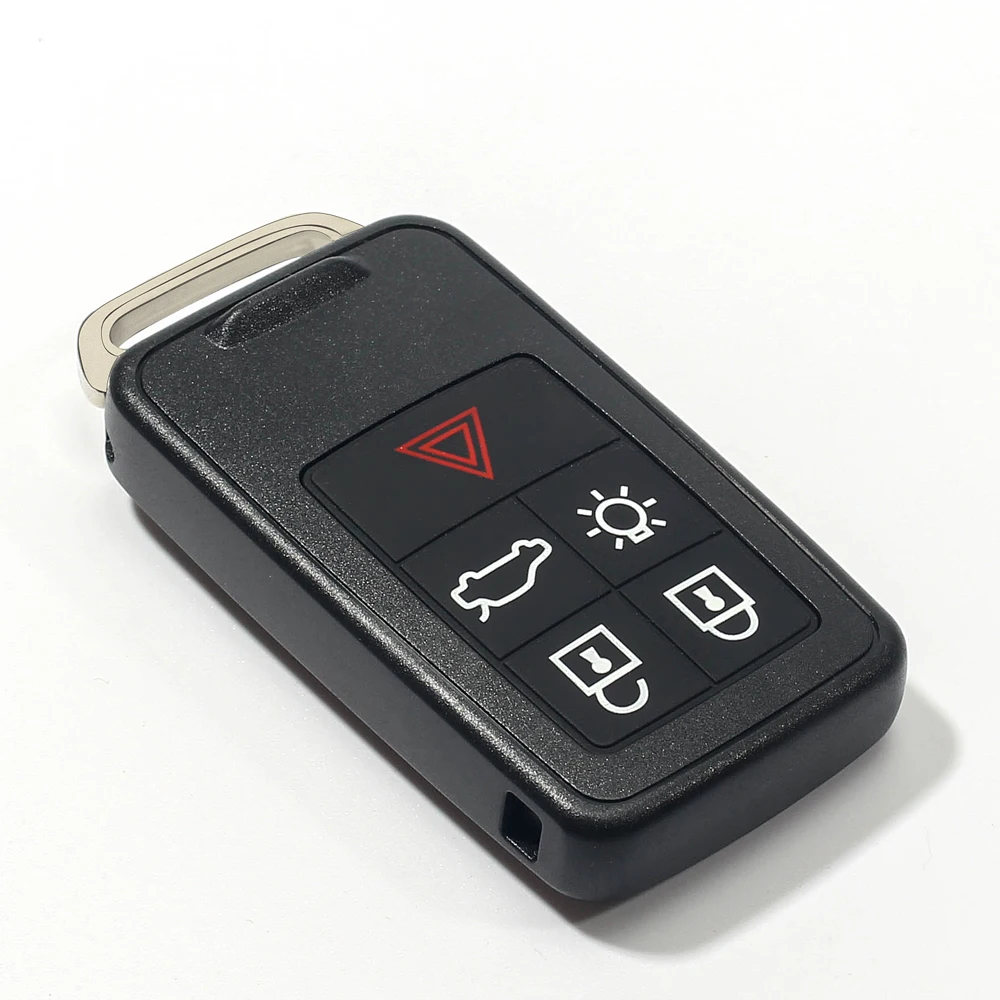 KEYYOU Remote Car Key for Volvo XC60 S60 S60L V40 V60 S80 XC70 KYDZ 5 Buttons 433Mhz FSK ID46/7953 Chip FCCID:KR55WK49264