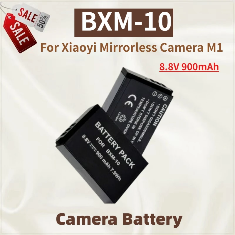 

High Quality BXM-10 Camera Battery 8.8V 900mAh for Xiaoyi Mirrorless Action Camera M1 Brand New Replacement Battery